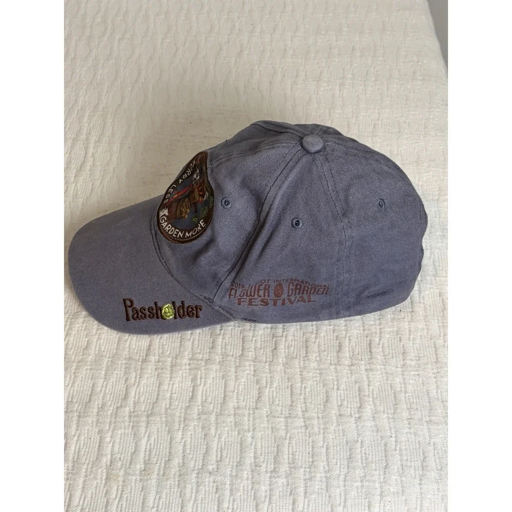 Disney Passholder Hat 2019 EPCOT Flower & Garden More Festival Goofy Worry Less
